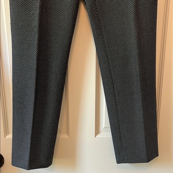 Ann Taylor Black and Blue Polka Dot Trouser Skinny Pants - Size 4 - Picture 7 of 14